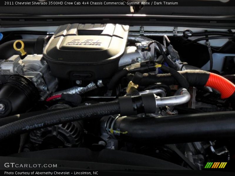 Summit White / Dark Titanium 2011 Chevrolet Silverado 3500HD Crew Cab 4x4 Chassis Commercial