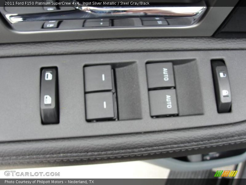 Ingot Silver Metallic / Steel Gray/Black 2011 Ford F150 Platinum SuperCrew 4x4