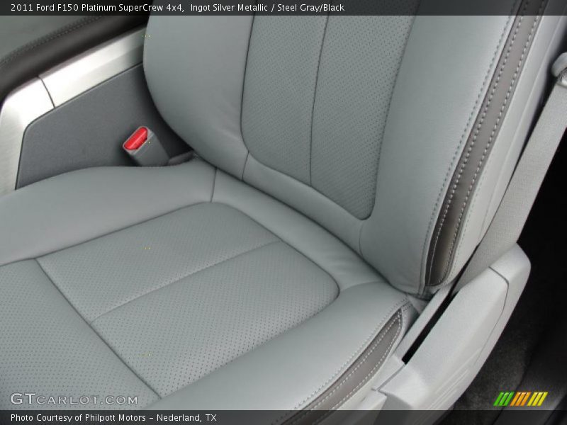  2011 F150 Platinum SuperCrew 4x4 Steel Gray/Black Interior