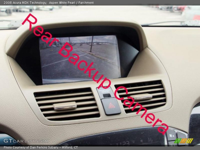Aspen White Pearl / Parchment 2008 Acura MDX Technology