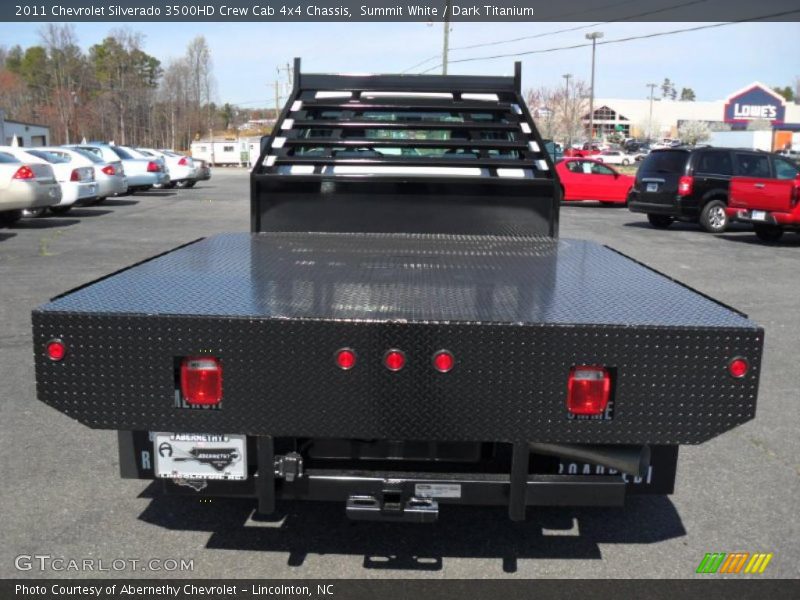 Summit White / Dark Titanium 2011 Chevrolet Silverado 3500HD Crew Cab 4x4 Chassis