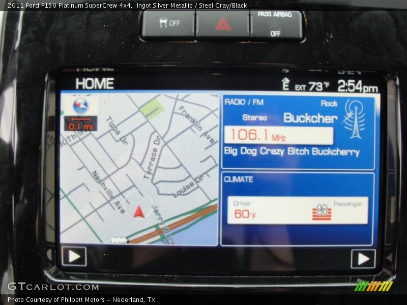 Navigation of 2011 F150 Platinum SuperCrew 4x4