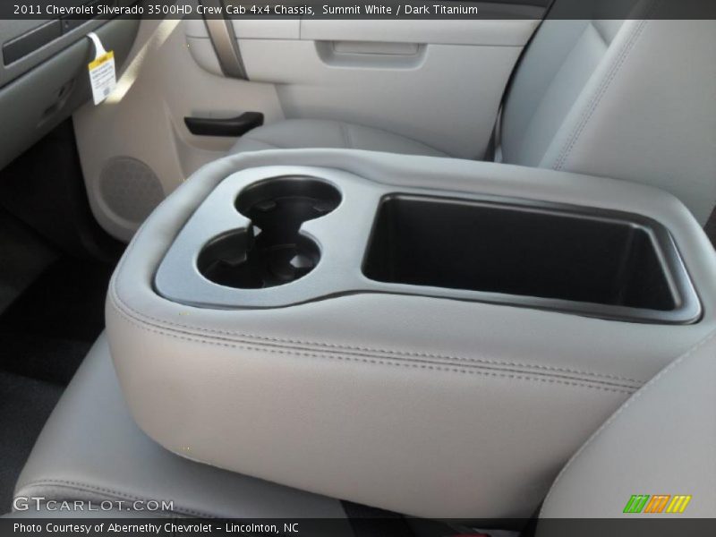Summit White / Dark Titanium 2011 Chevrolet Silverado 3500HD Crew Cab 4x4 Chassis