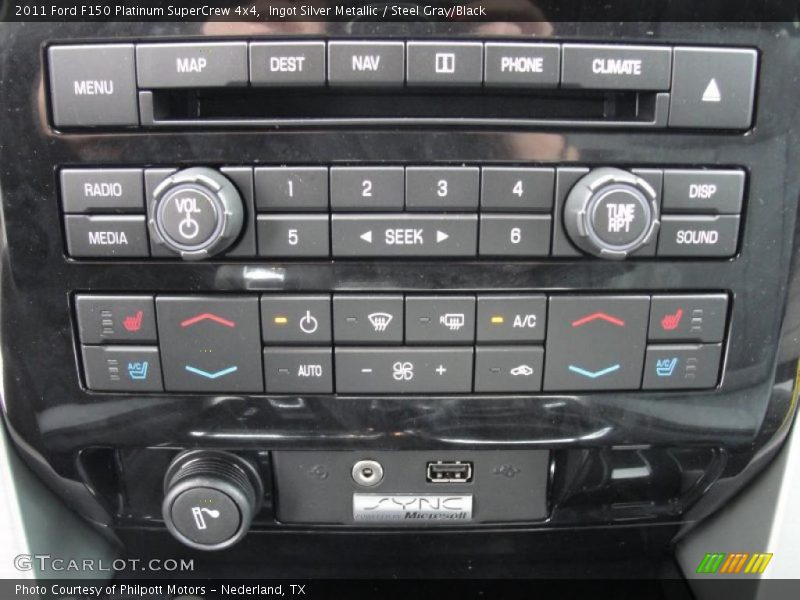 Controls of 2011 F150 Platinum SuperCrew 4x4