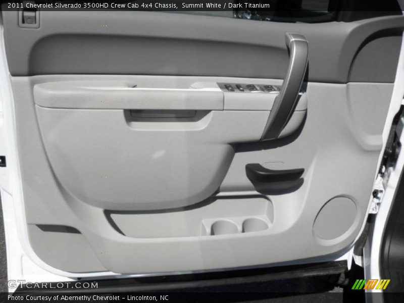 Summit White / Dark Titanium 2011 Chevrolet Silverado 3500HD Crew Cab 4x4 Chassis