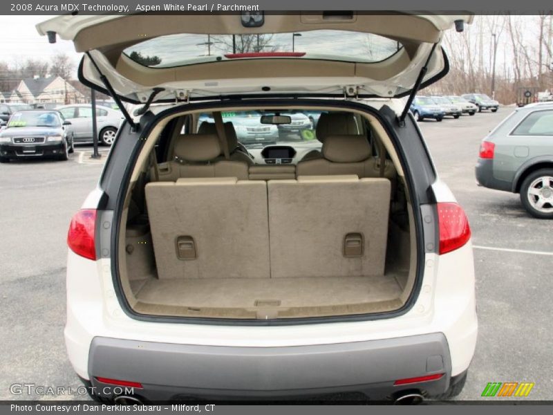Aspen White Pearl / Parchment 2008 Acura MDX Technology