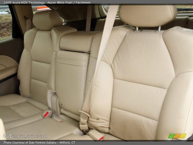 Aspen White Pearl / Parchment 2008 Acura MDX Technology