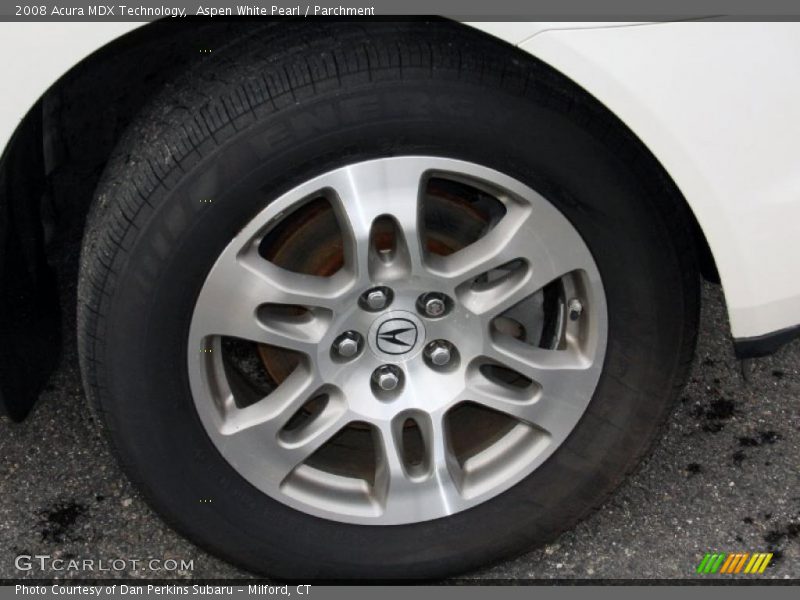 Aspen White Pearl / Parchment 2008 Acura MDX Technology