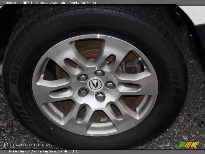Aspen White Pearl / Parchment 2008 Acura MDX Technology