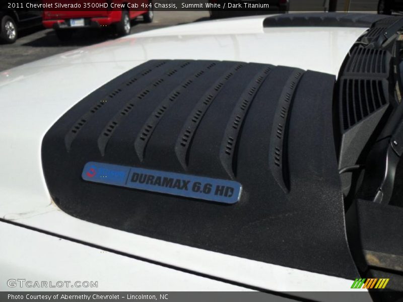 Summit White / Dark Titanium 2011 Chevrolet Silverado 3500HD Crew Cab 4x4 Chassis