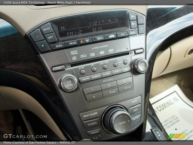 Aspen White Pearl / Parchment 2008 Acura MDX Technology