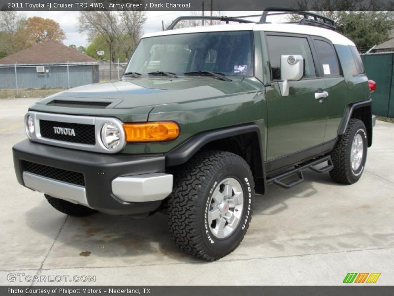 Army Green / Dark Charcoal 2011 Toyota FJ Cruiser TRD 4WD
