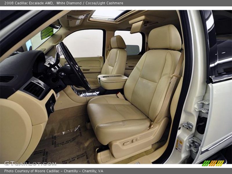 White Diamond / Cocoa/Light Cashmere 2008 Cadillac Escalade AWD
