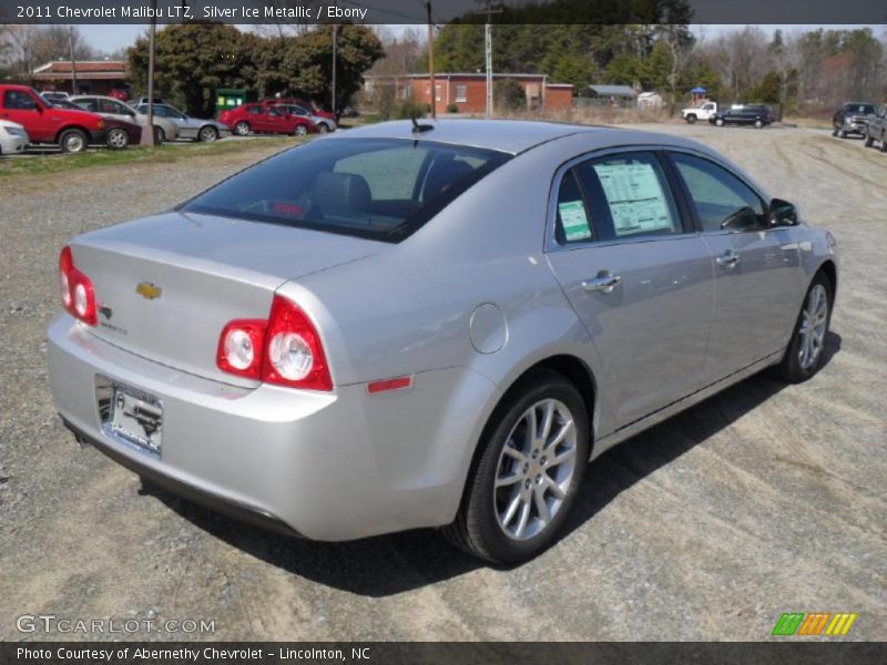 Silver Ice Metallic / Ebony 2011 Chevrolet Malibu LTZ