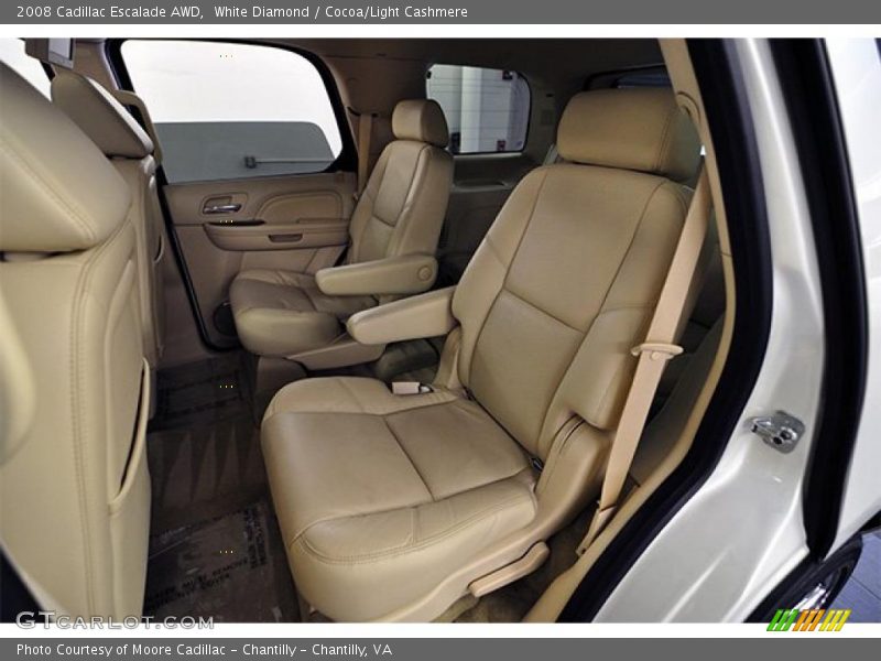 White Diamond / Cocoa/Light Cashmere 2008 Cadillac Escalade AWD