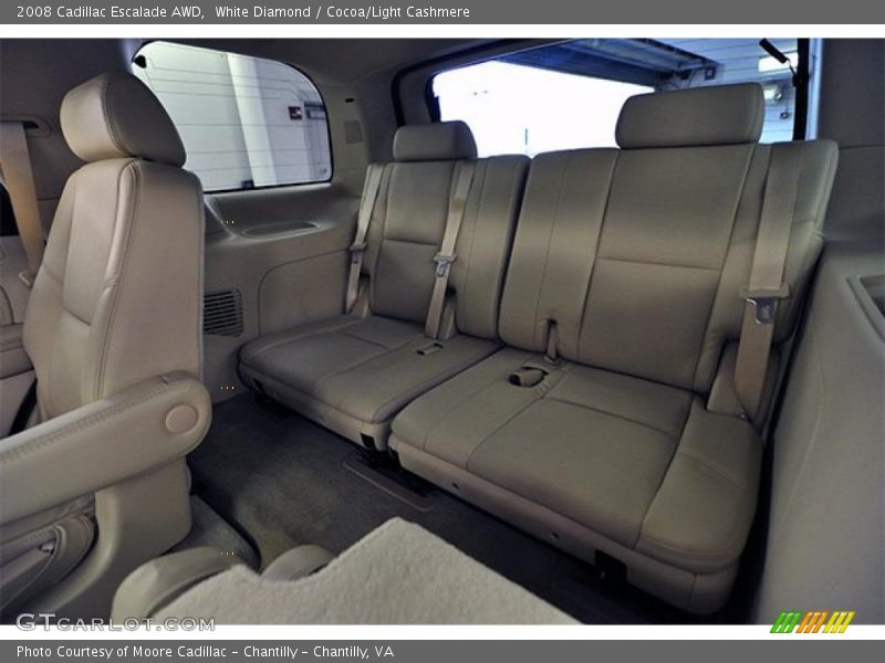 White Diamond / Cocoa/Light Cashmere 2008 Cadillac Escalade AWD