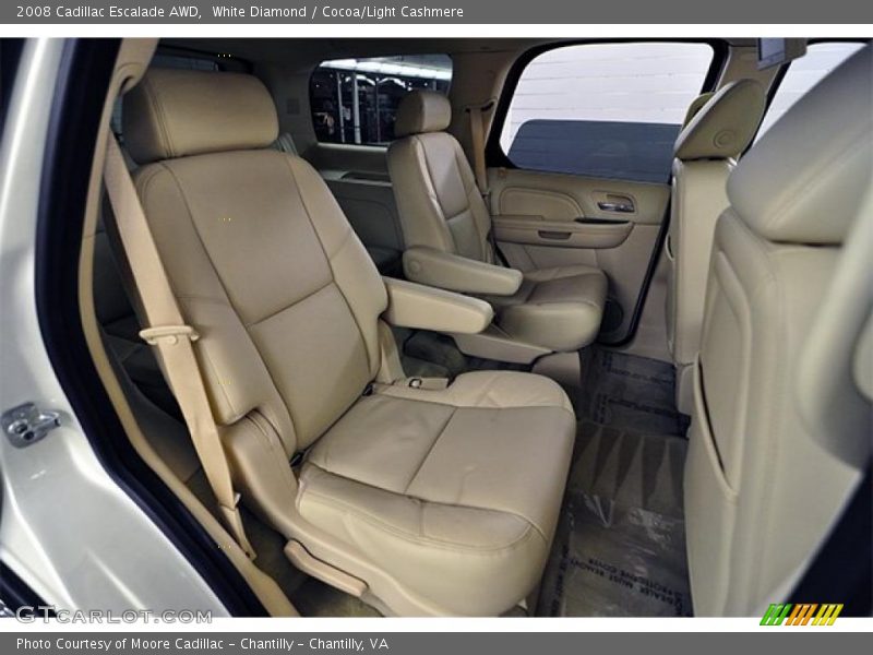White Diamond / Cocoa/Light Cashmere 2008 Cadillac Escalade AWD