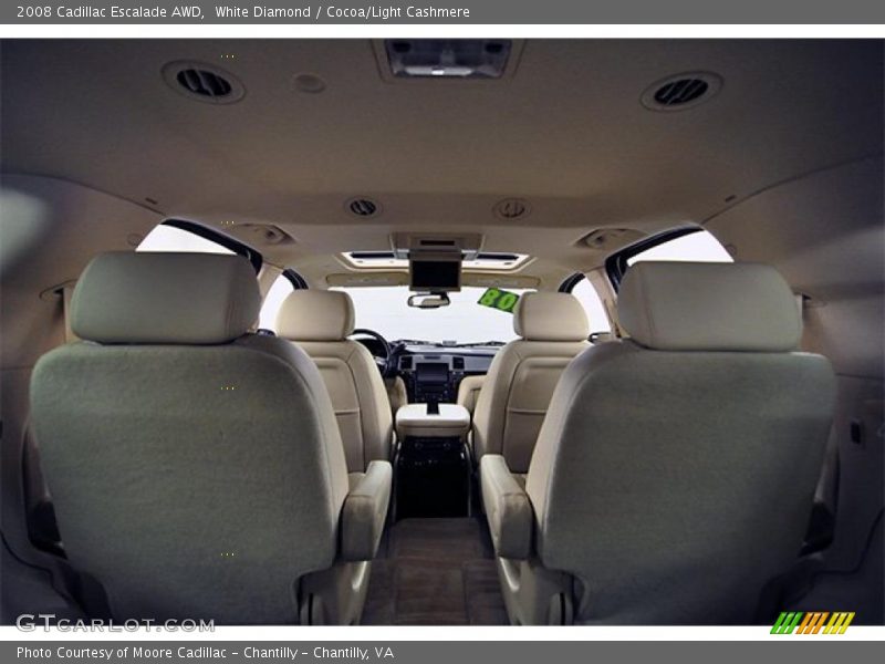 White Diamond / Cocoa/Light Cashmere 2008 Cadillac Escalade AWD
