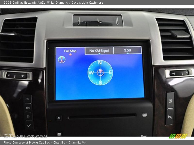 White Diamond / Cocoa/Light Cashmere 2008 Cadillac Escalade AWD