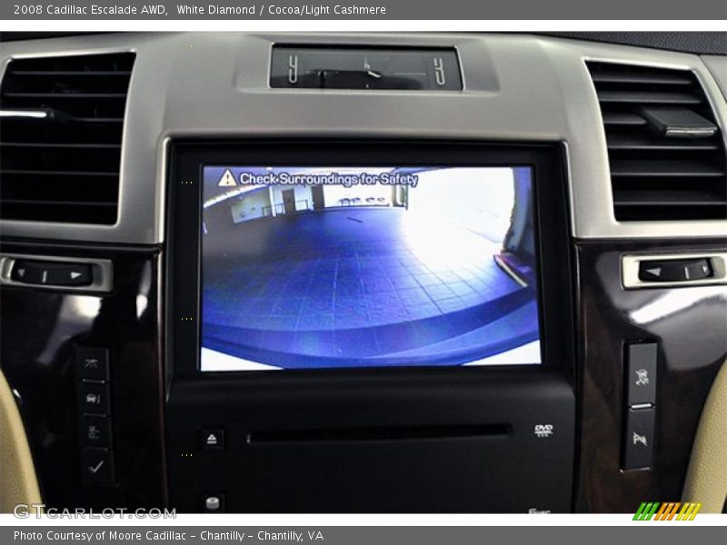 White Diamond / Cocoa/Light Cashmere 2008 Cadillac Escalade AWD
