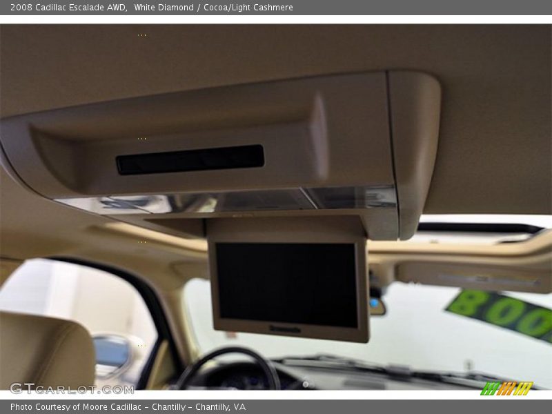 White Diamond / Cocoa/Light Cashmere 2008 Cadillac Escalade AWD