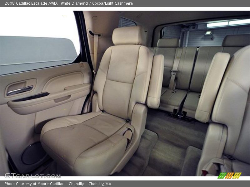 White Diamond / Cocoa/Light Cashmere 2008 Cadillac Escalade AWD