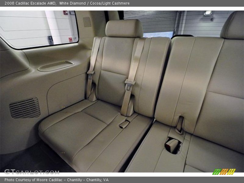 White Diamond / Cocoa/Light Cashmere 2008 Cadillac Escalade AWD