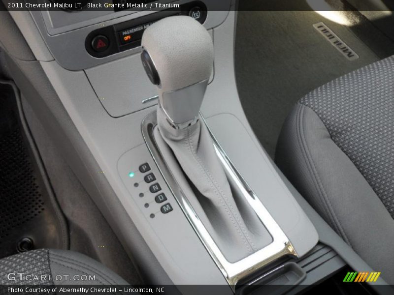 Black Granite Metallic / Titanium 2011 Chevrolet Malibu LT