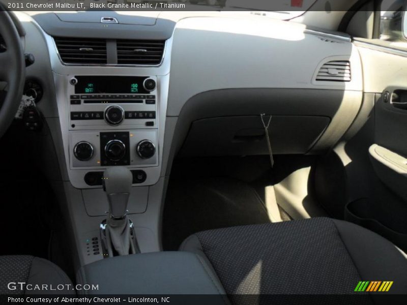 Black Granite Metallic / Titanium 2011 Chevrolet Malibu LT