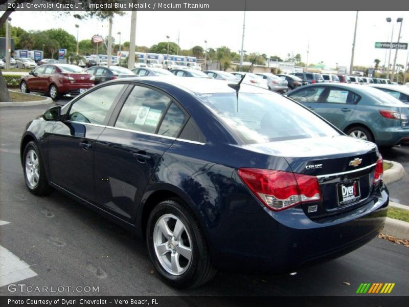 Imperial Blue Metallic / Medium Titanium 2011 Chevrolet Cruze LT