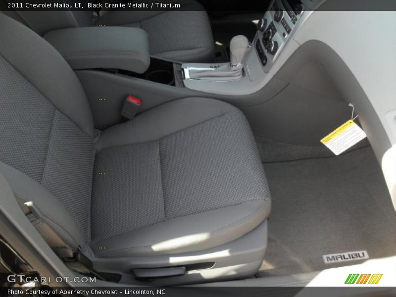 Black Granite Metallic / Titanium 2011 Chevrolet Malibu LT
