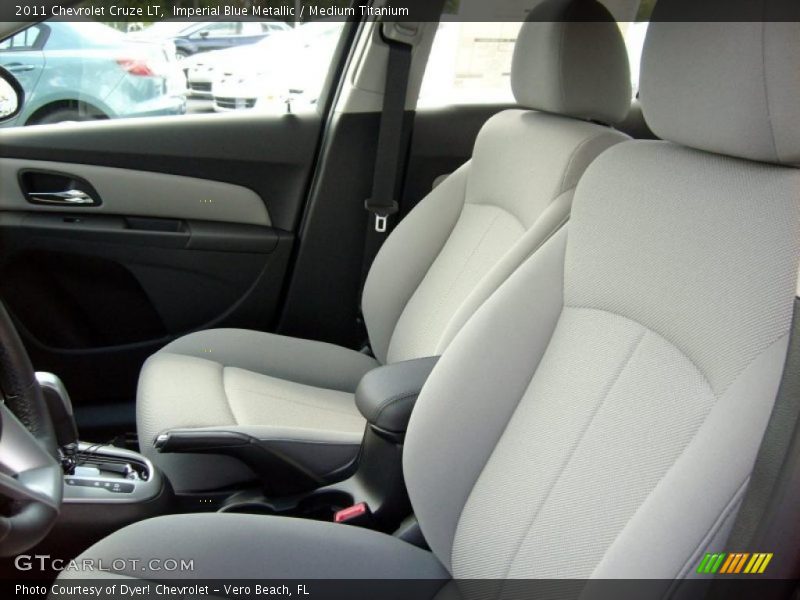 Imperial Blue Metallic / Medium Titanium 2011 Chevrolet Cruze LT