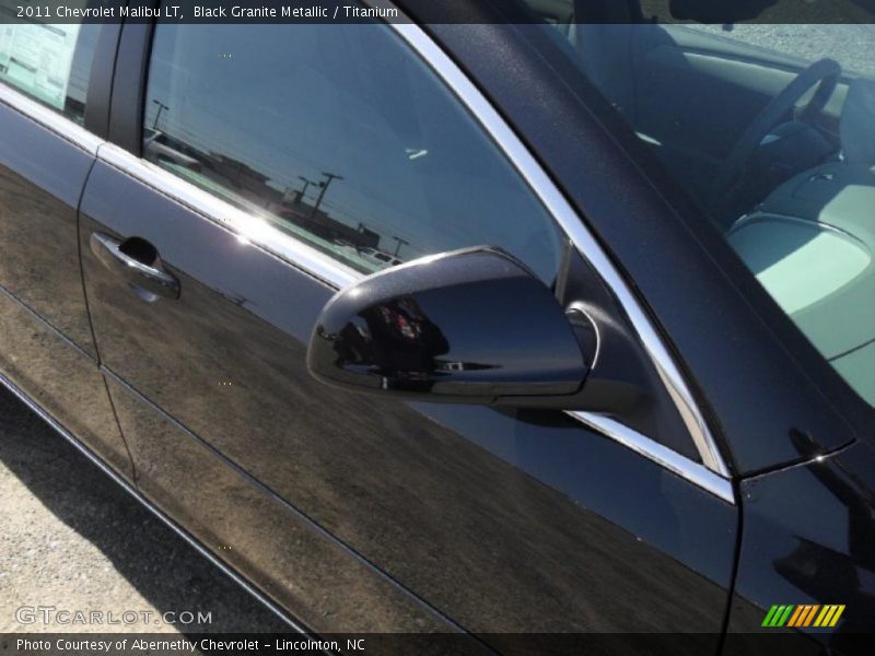 Black Granite Metallic / Titanium 2011 Chevrolet Malibu LT