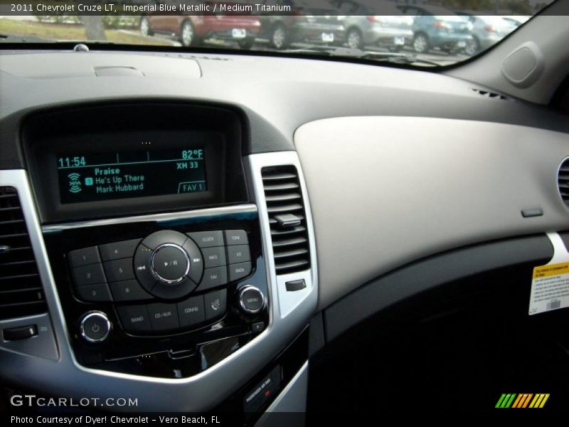 Imperial Blue Metallic / Medium Titanium 2011 Chevrolet Cruze LT