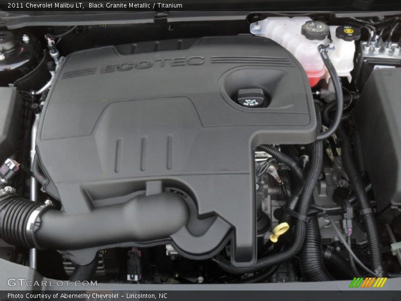 Black Granite Metallic / Titanium 2011 Chevrolet Malibu LT
