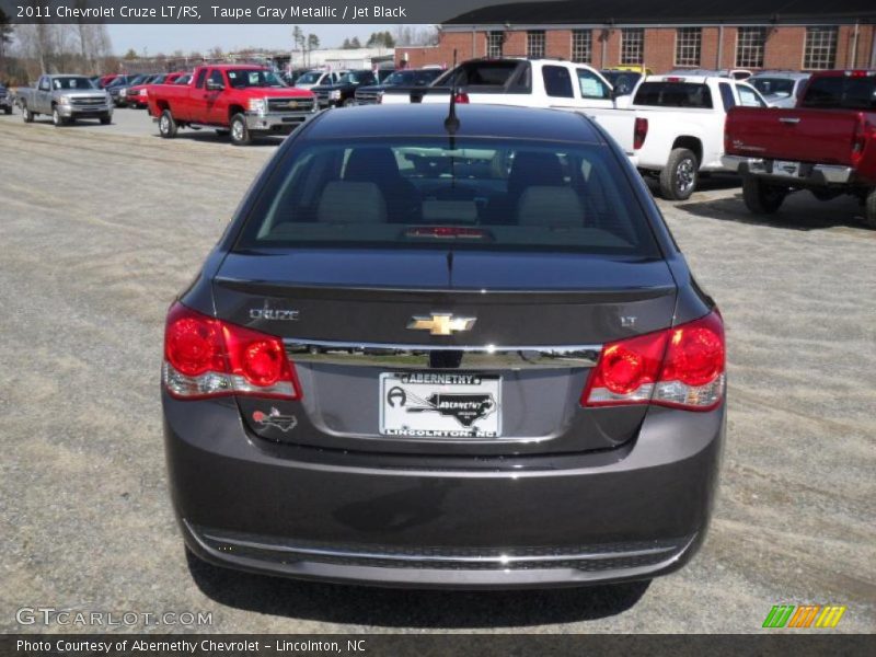 Taupe Gray Metallic / Jet Black 2011 Chevrolet Cruze LT/RS
