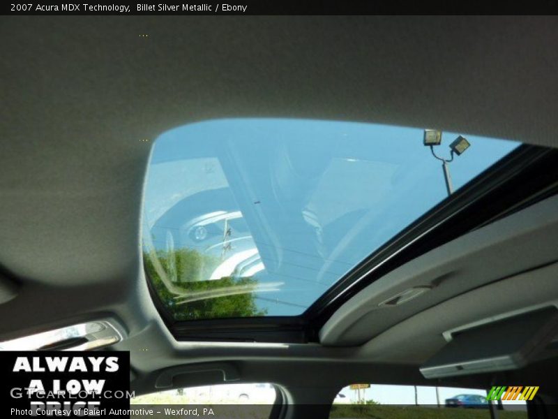 Billet Silver Metallic / Ebony 2007 Acura MDX Technology
