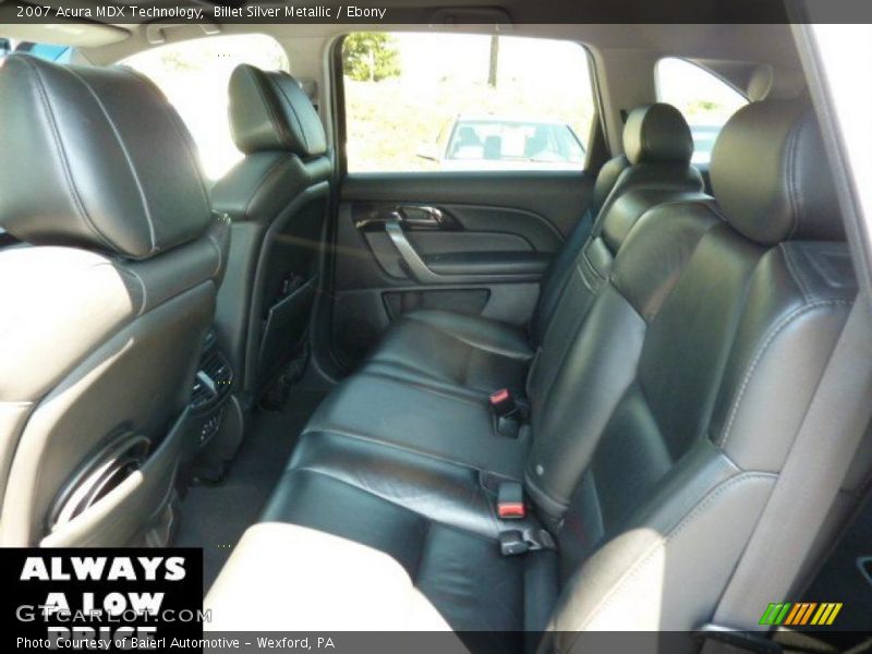 Billet Silver Metallic / Ebony 2007 Acura MDX Technology