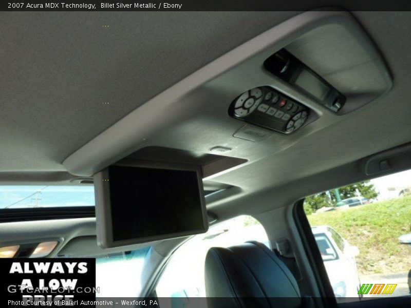 Billet Silver Metallic / Ebony 2007 Acura MDX Technology