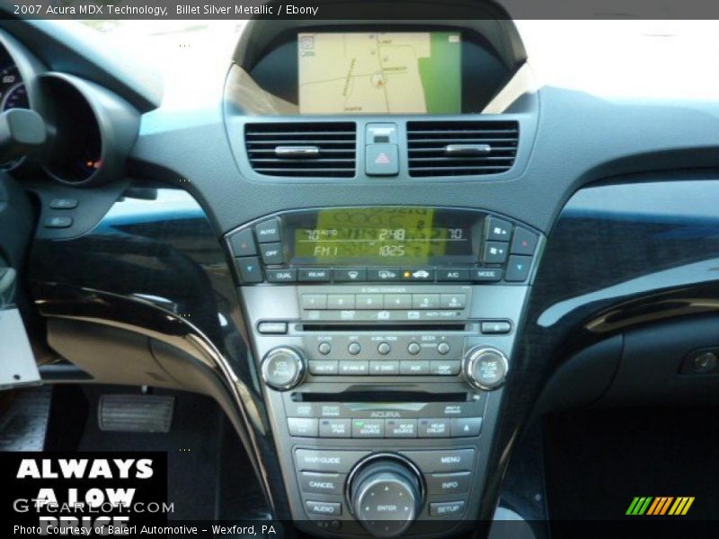 Billet Silver Metallic / Ebony 2007 Acura MDX Technology