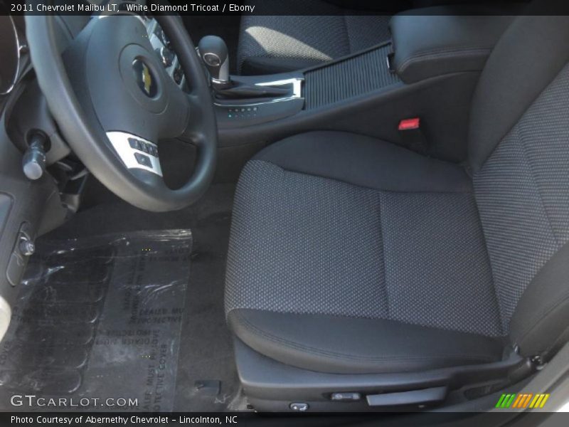 White Diamond Tricoat / Ebony 2011 Chevrolet Malibu LT