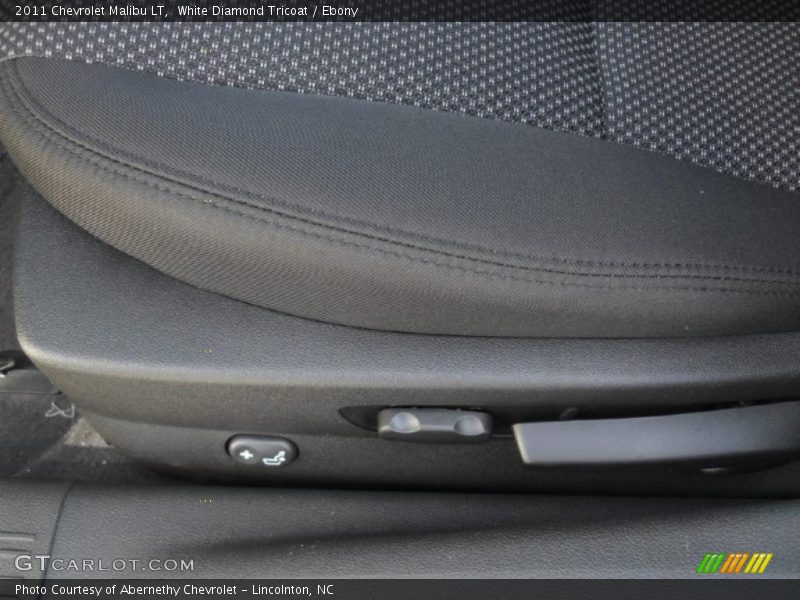 White Diamond Tricoat / Ebony 2011 Chevrolet Malibu LT