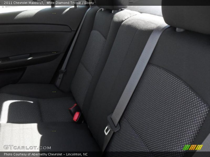 White Diamond Tricoat / Ebony 2011 Chevrolet Malibu LT
