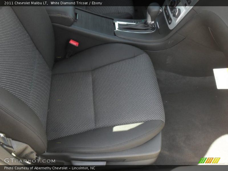White Diamond Tricoat / Ebony 2011 Chevrolet Malibu LT