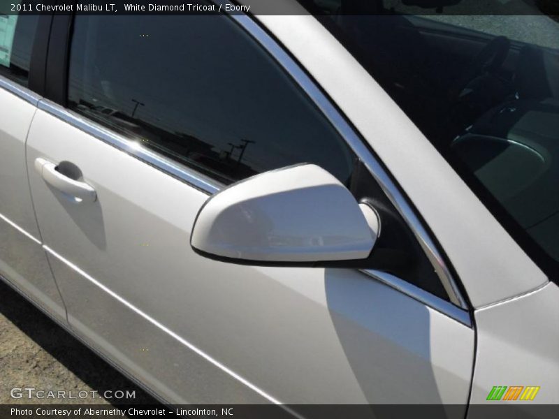 White Diamond Tricoat / Ebony 2011 Chevrolet Malibu LT