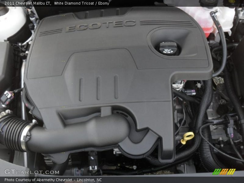 White Diamond Tricoat / Ebony 2011 Chevrolet Malibu LT