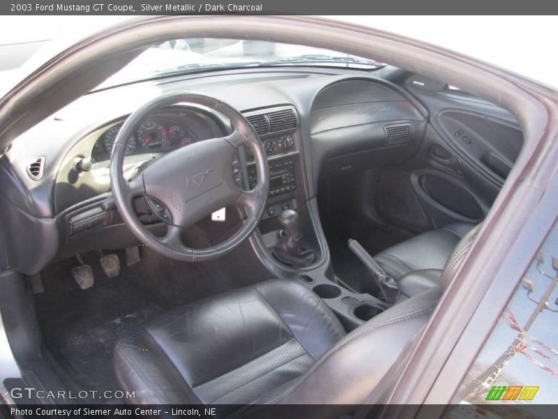 Silver Metallic / Dark Charcoal 2003 Ford Mustang GT Coupe