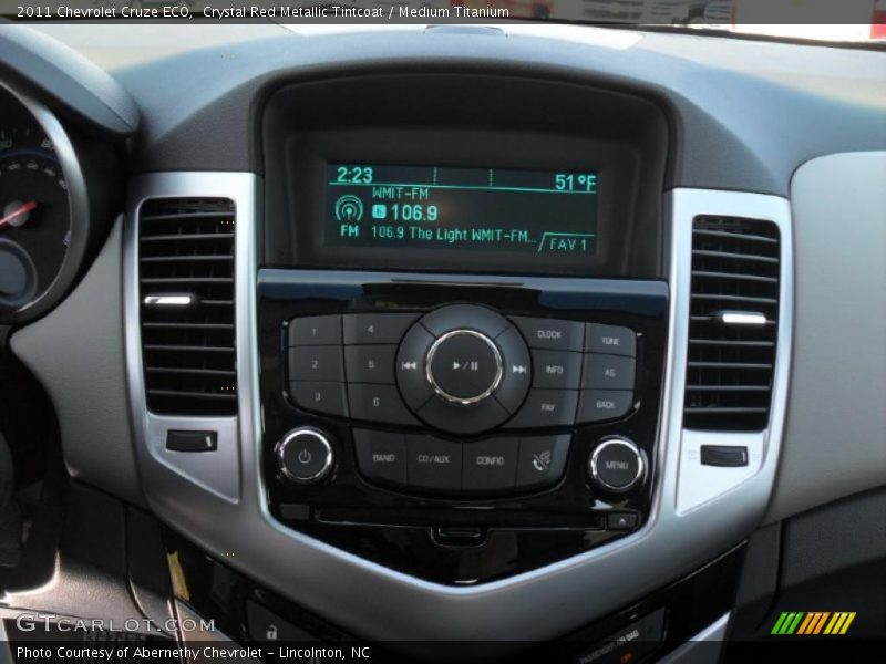 Controls of 2011 Cruze ECO