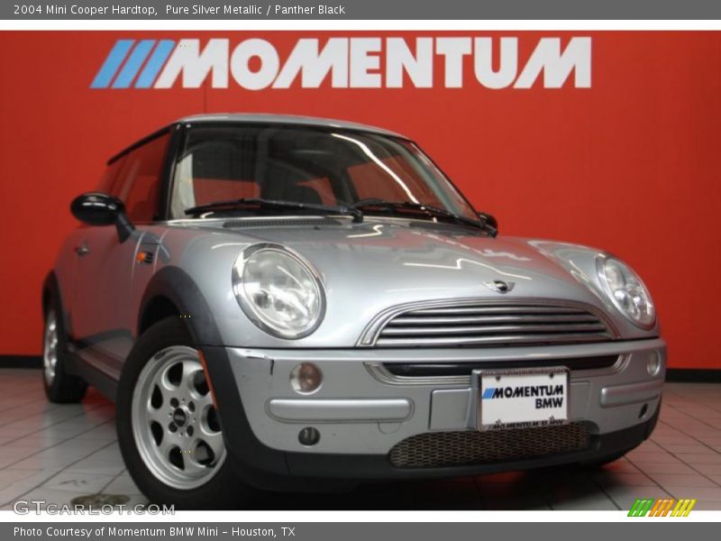 Pure Silver Metallic / Panther Black 2004 Mini Cooper Hardtop
