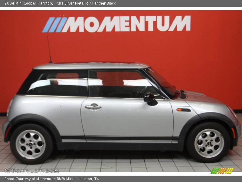 Pure Silver Metallic / Panther Black 2004 Mini Cooper Hardtop